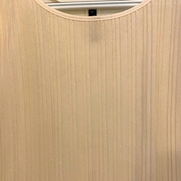 Ivory Capped Sleeves Blouse - Picture 2 of 7